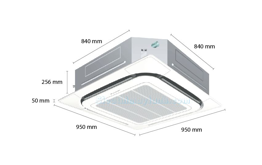 Daikin Ceiling Cassette AC Non Inverter (2.0Hp) (Installation Use Old Cooper)