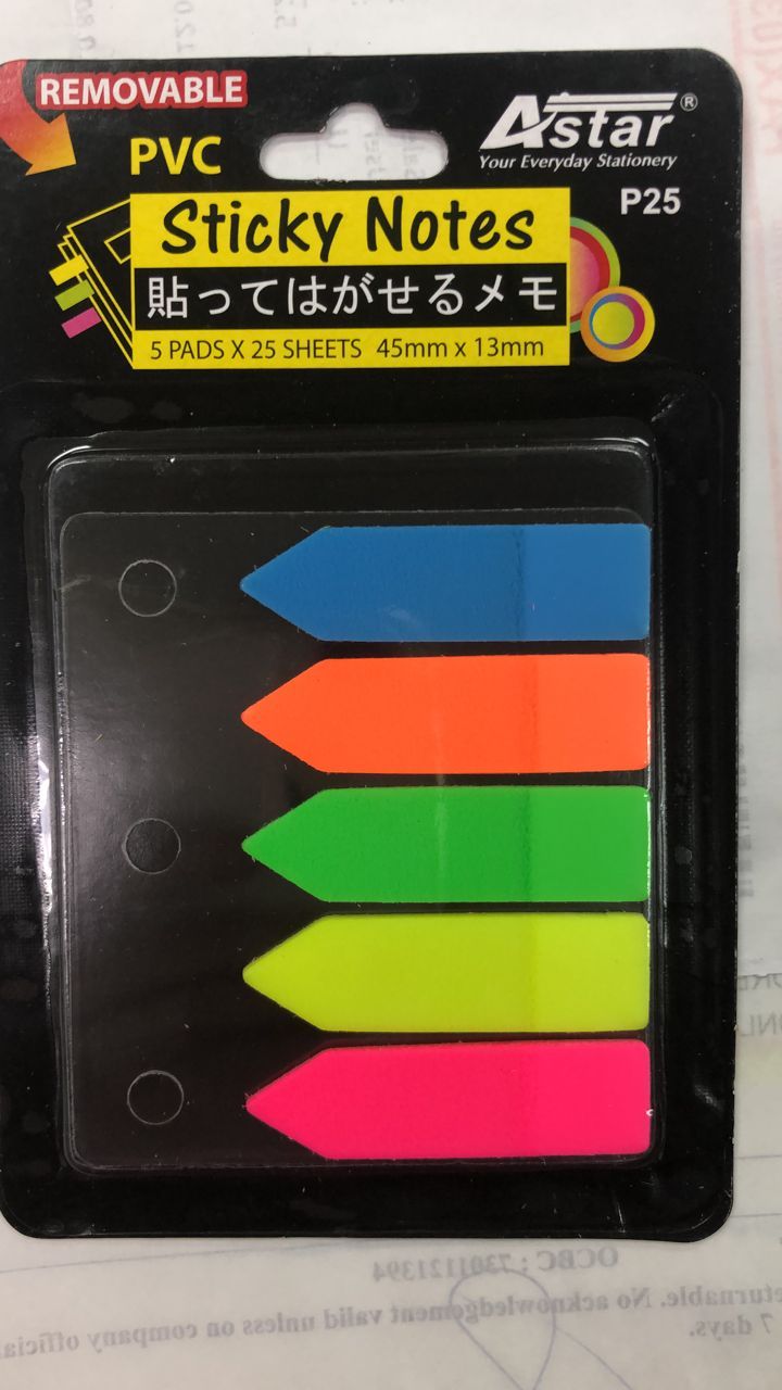 STICK NOTES ASTAR P-25
