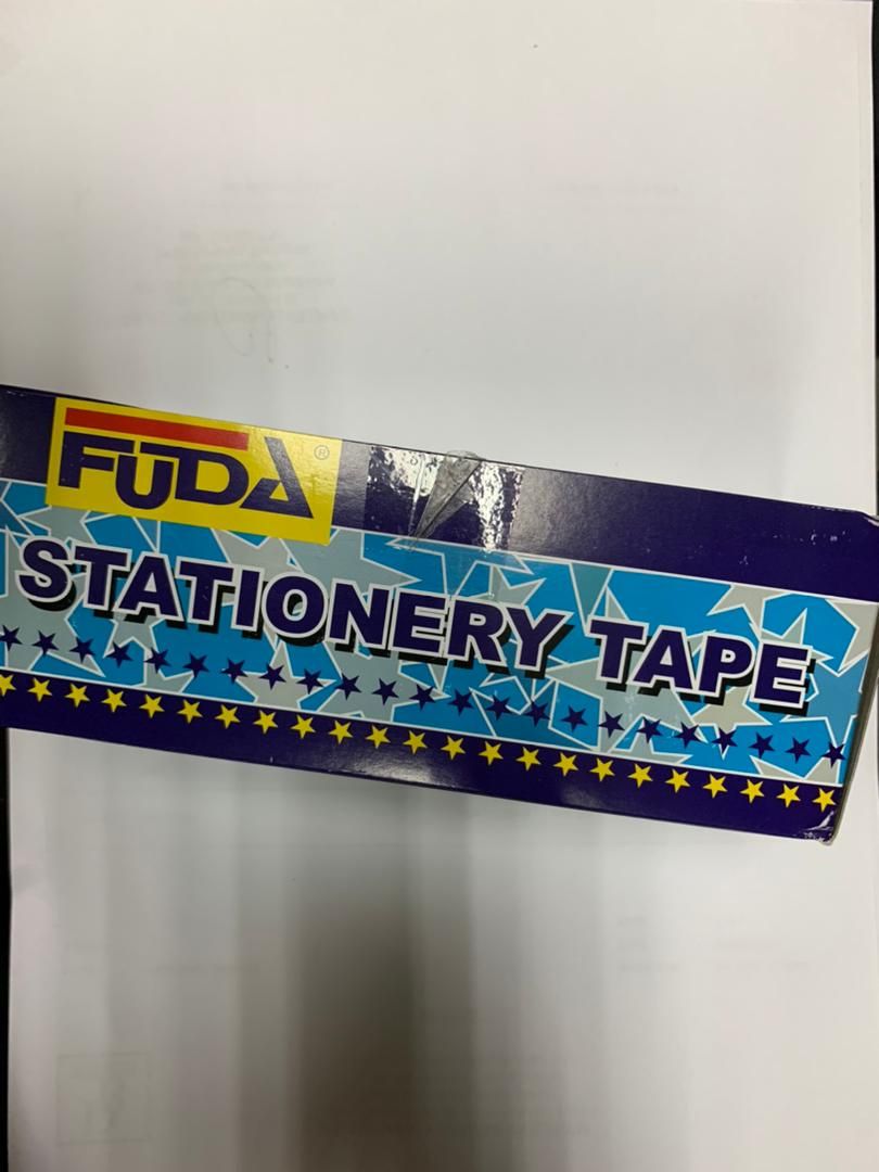 FUDA STATIONERY TAPE (12MMX12ROLLS)