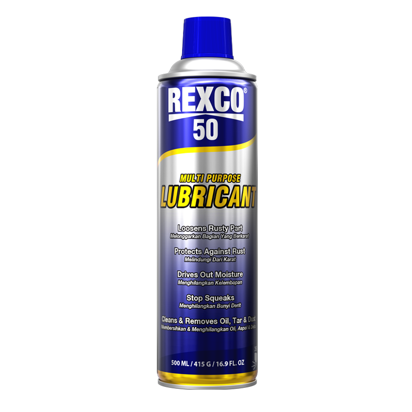 REXCO 50 MULTI-PURPOSE LUBRICANT ANTIRUST (120ML/220ML/350ML/500ML)