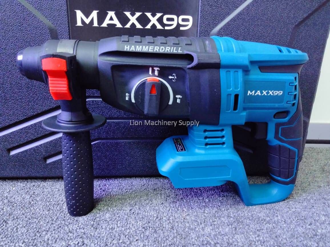 MAXX99 3in1 Brushless Cordless Combo - Rotary Hammer / Drill / Angle Grinder with 21V 5.0Ah Li-ion Battery Combo Set