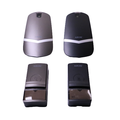 AURORE SP-9711T SELF POWERED WIRELESS DOORBELL ( DARK GREY / BLACK ) - NO BATTERIES REQUIRED