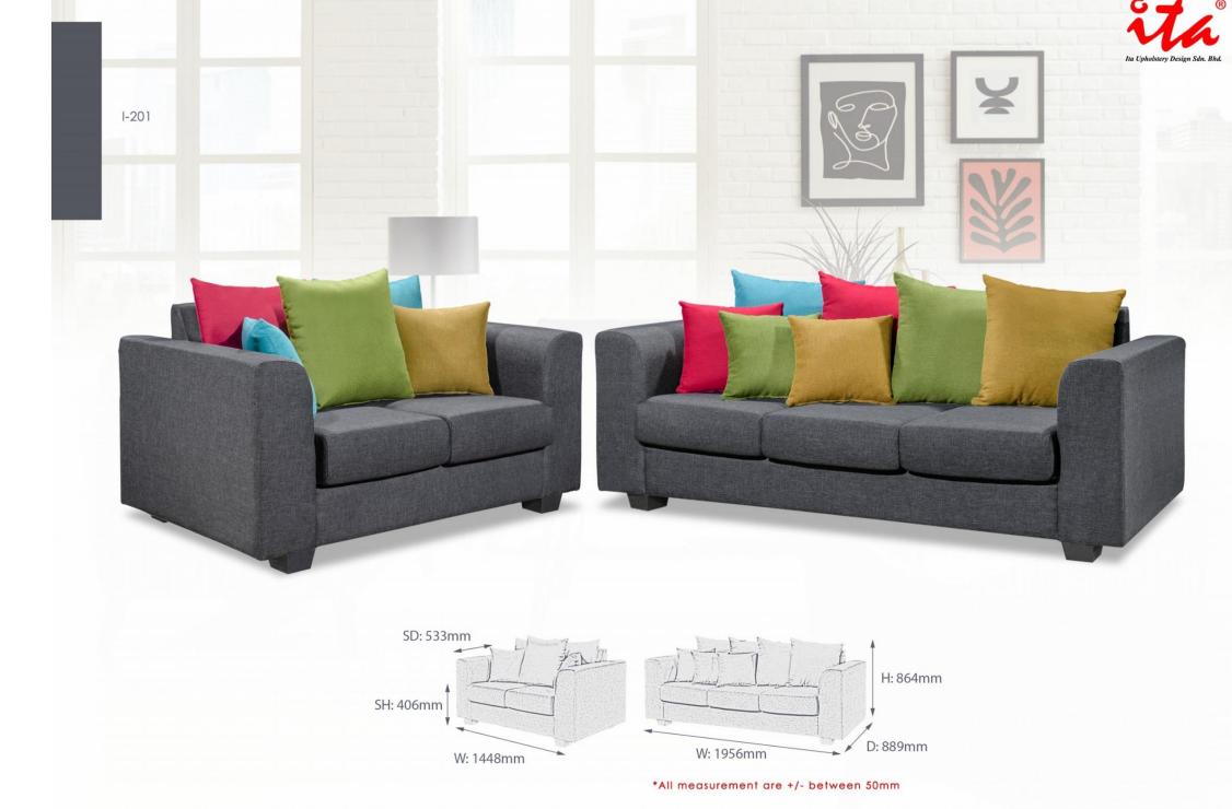 ITA OFFICE SOFA SET - I-201