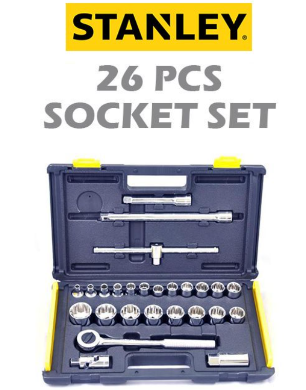 STANLEY 26 PCS SOCKET SET 86-477
