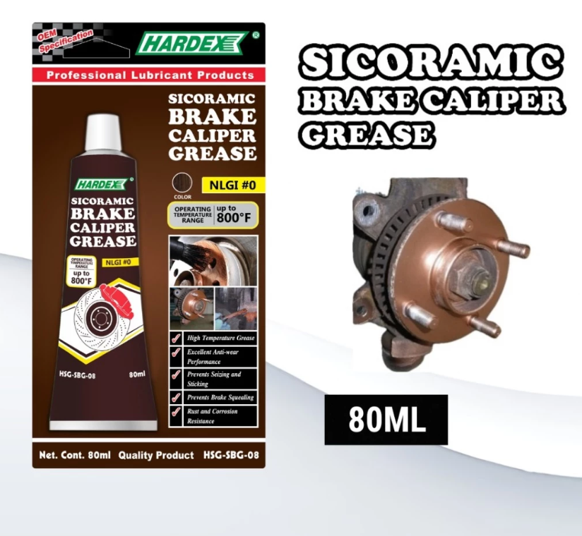 HARDEX SICORAMIC BRAKE CALIPER GREASE NLGI #0 - 80ML - HSG-SBG-08