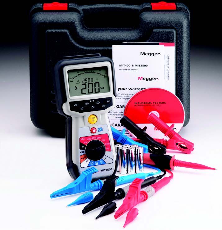 MIT2500 HIGH VOLTAGE HANDHELD INSULATION AND CONTINUITY TESTER