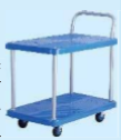Temo 900*600*915mm 300kg Double Deck Silent Trolley
