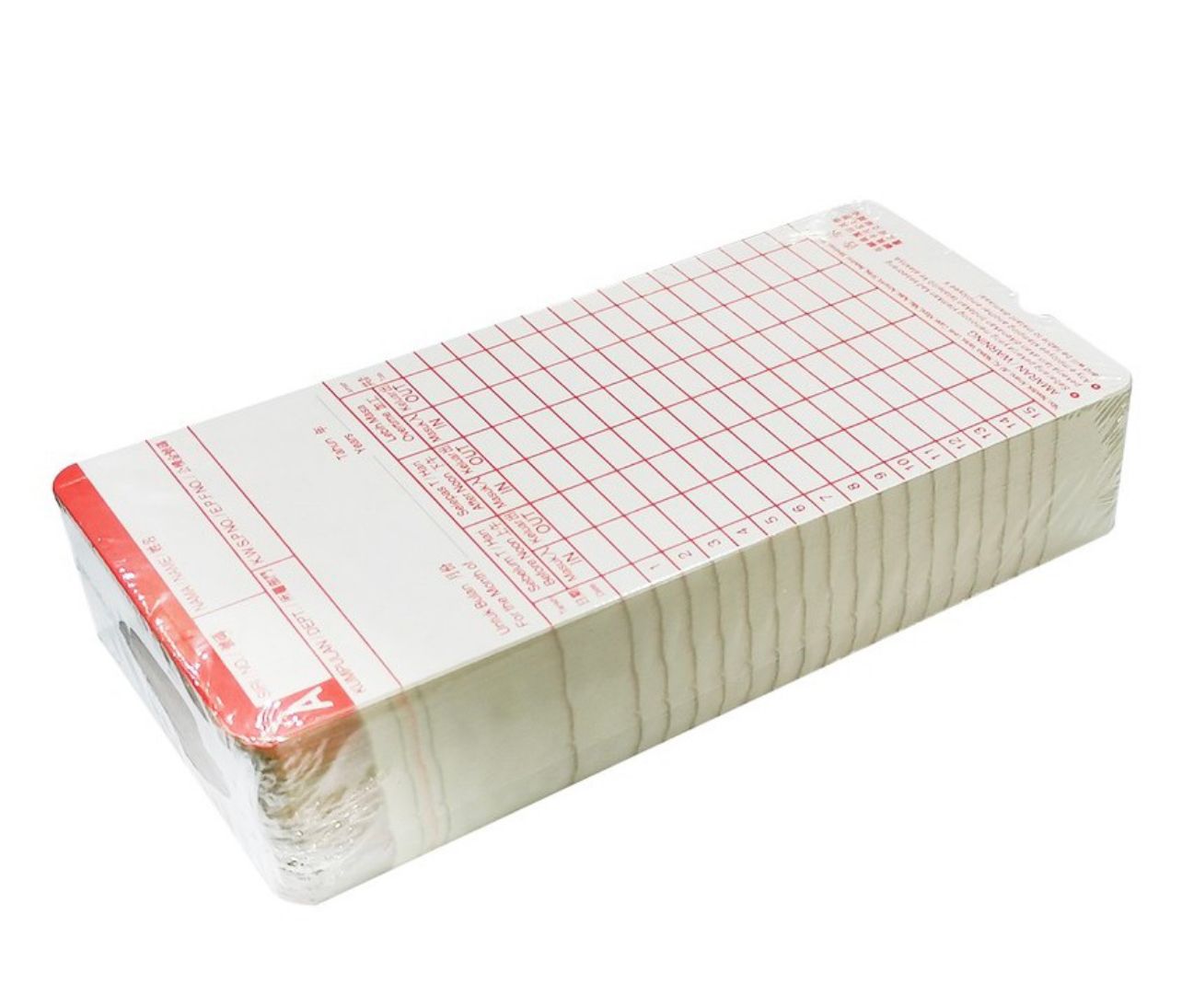 NA Punch Card / Time Recorder Card (100pcs)