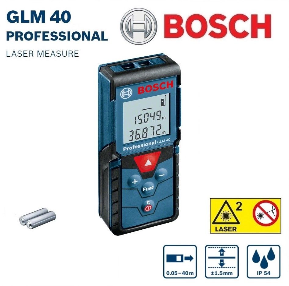 BOSCH GLM40 Laser Measure 40Meter