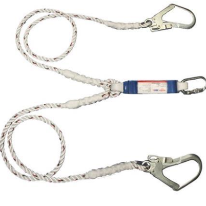 3M PROTECTA FIRST TWIN LEG ROPE LANYARD SHOCK ABSORBING 1390235