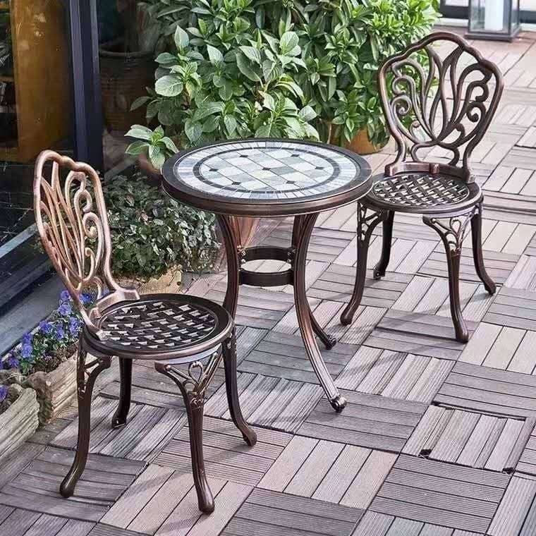 YH Furniture Cast Iron Patio Set