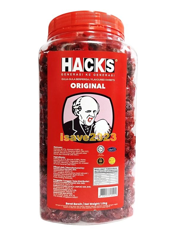 GULA-GULA HACKS 1.8KG