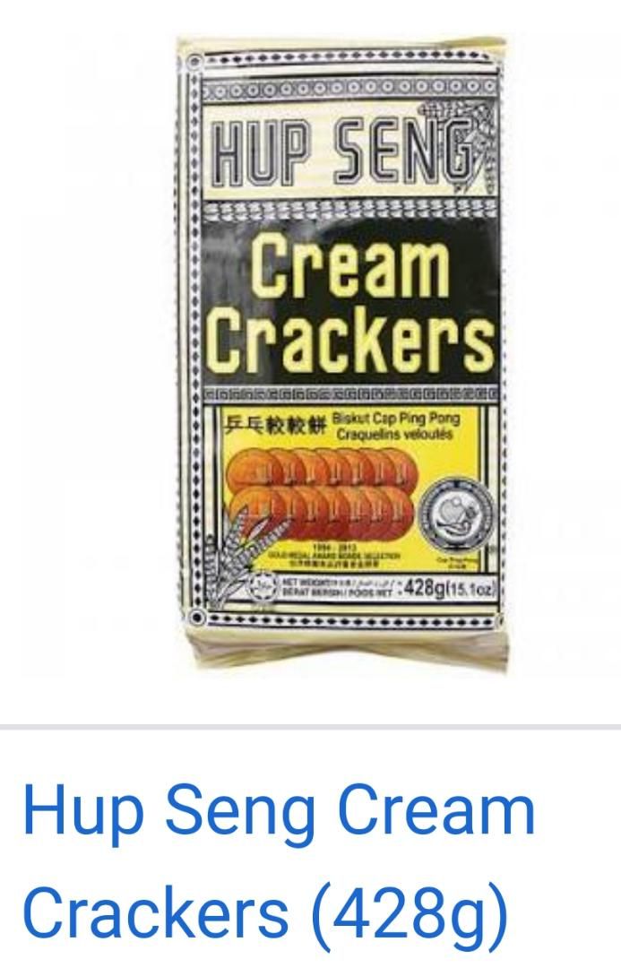 Hup Seng Cream Crackers 428g