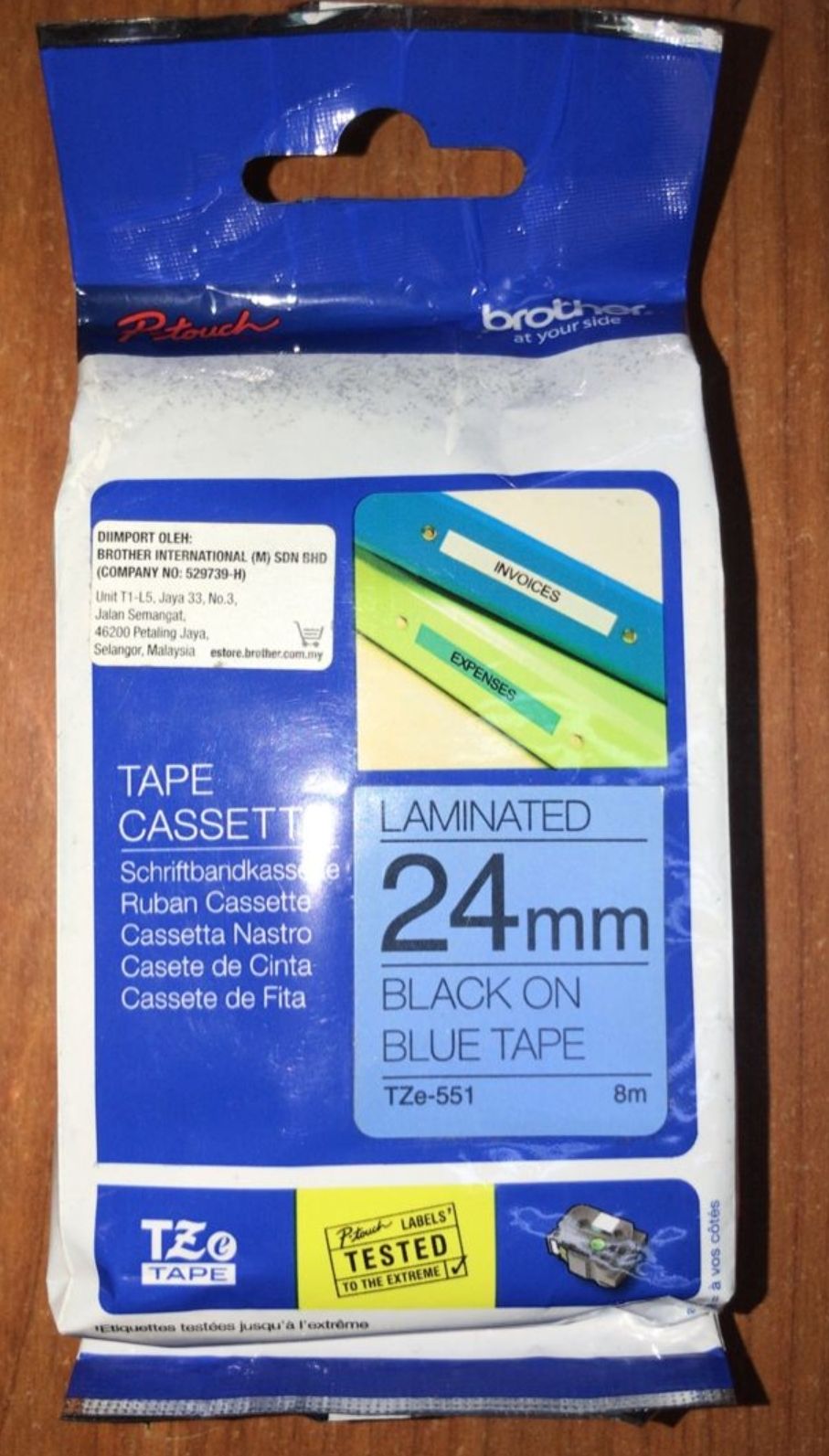 Brother Tape Cassette 24mm