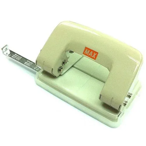 Max 2 Hole Puncher DP-F2BN Grey