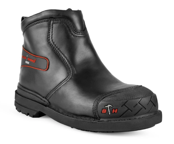 Black Hammer Mid-cut Single Zip - Black