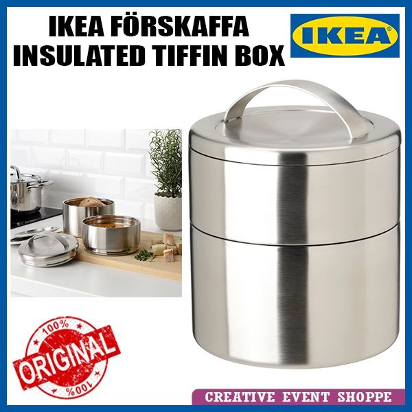 IKEA *IKEA FÖRSKAFFA Insulated stainless steel tiffin