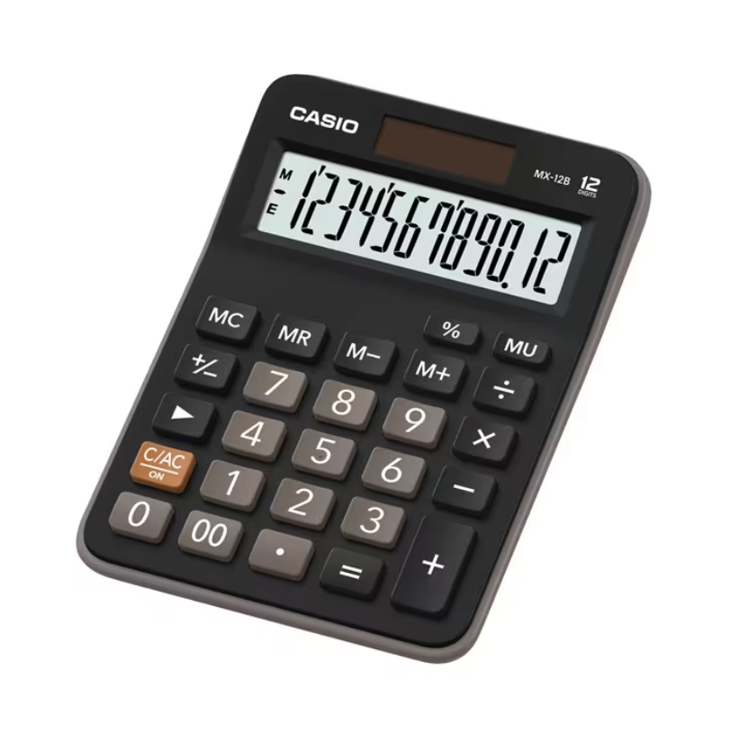 CASIO MX-12B DESKTOP CALCULATOR (12-DIGIT)