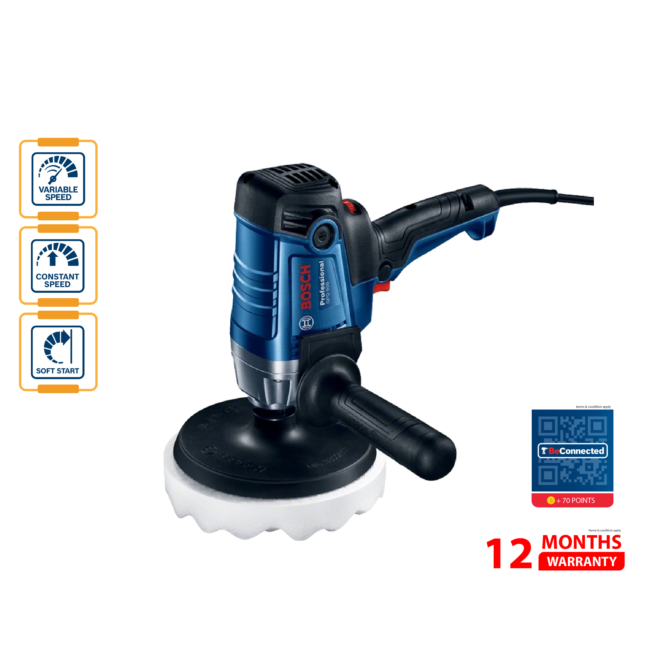BOSCH GPO 950 Polisher - 06013A20L0