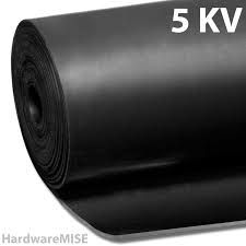 Electrical Safety Rubber Mat Electrical Insulation Mats 5KV 3mm Thick (3mm x 1.2m x 5m)