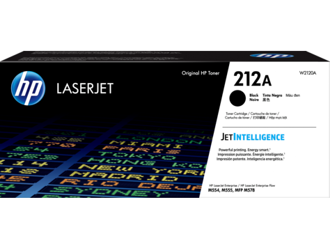 HP 212A Black Original LaserJet Toner Cartridge - 5,500 Page yield - W2120A