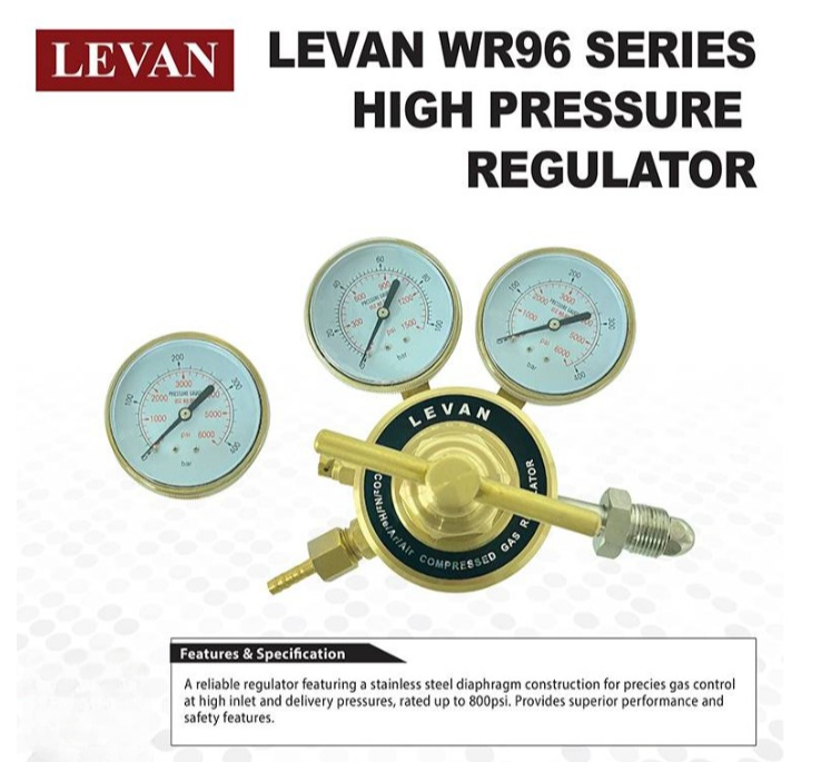 LEVAN WR96 HIGH PRESSURE REGULATOR (SIDE INLET)