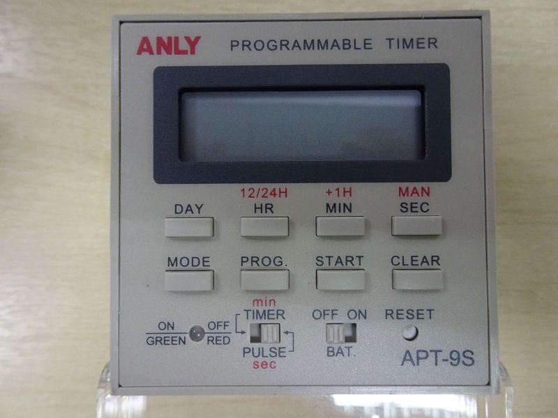 ANLY APT-9S 7DAYS WEEKLY PROGRAMMABLE DIGITAL TIMER loceng sekolah (AC 100~240V/DC)