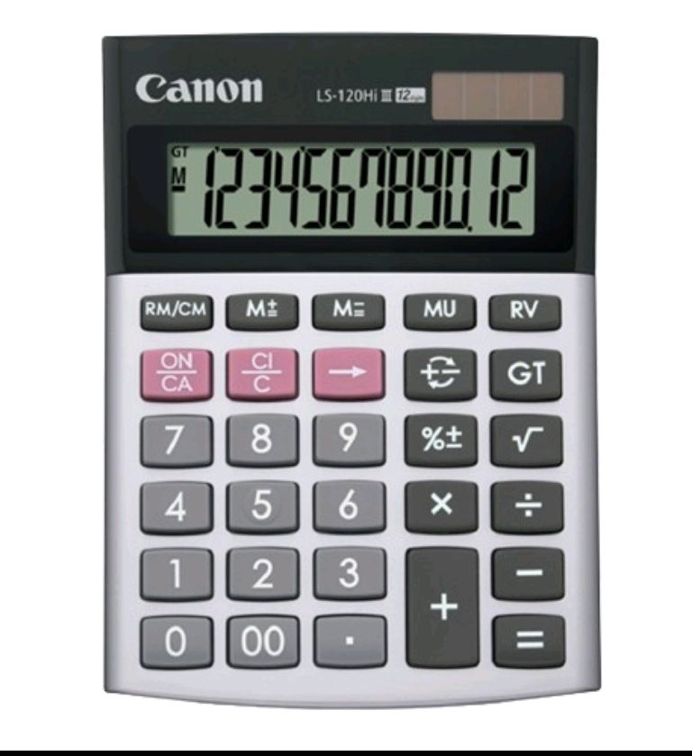 Canon Calculator LS-12Hi III