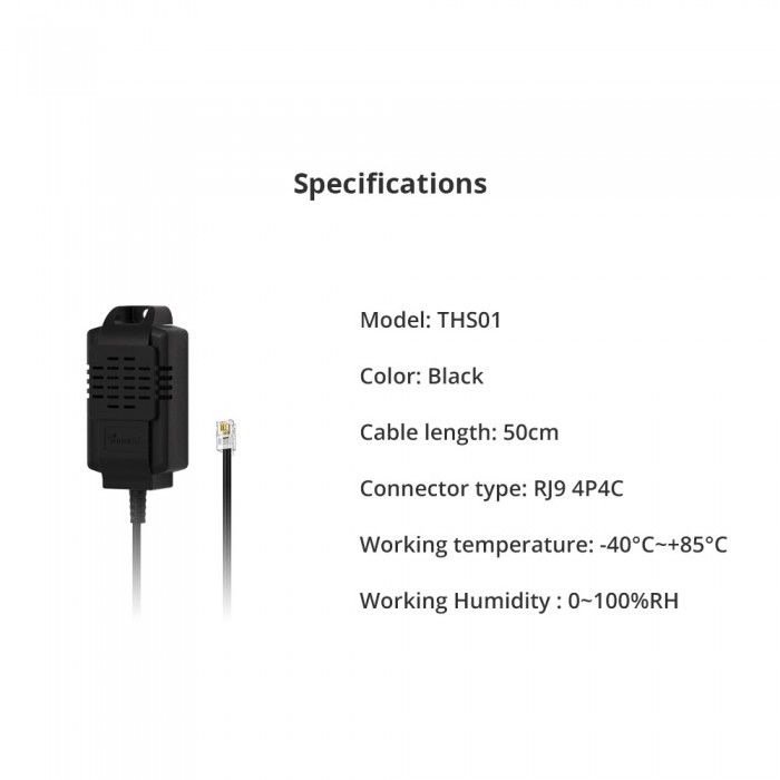 SONOFF THS01 Temperature and Humidity Sensor for Sonoff THElite, No Waterproof