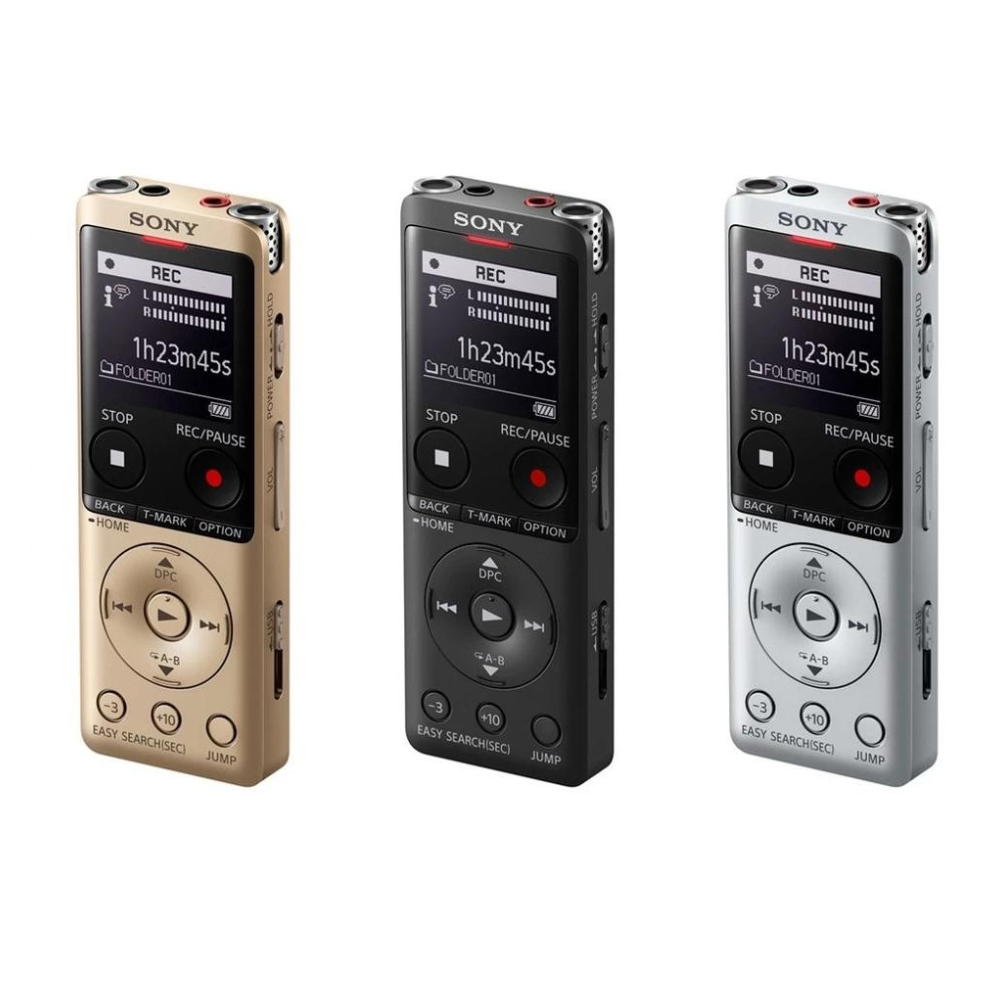 Sony ICD-UX570 Digital Voice Recorder UX Series | Auto Voice & Music Recording | OLED Display | UX570