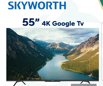 SKYWORTH 55 INCH 4K GOOGLE UHD LED TV - STE6600 SUC6500/SUE7600 YOUTUBE NETFLIX