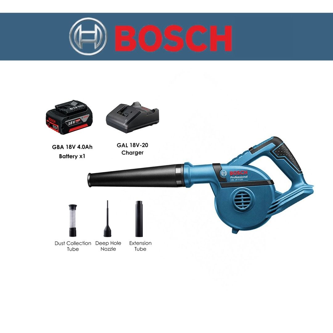BOSCH GBL18V-120 18V Cordless Blower With Dust Extraction