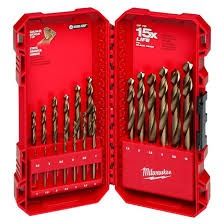 MILWAUKEE Cobalt RED HELIX™ Metric Drill Bit Set (19pcs)
