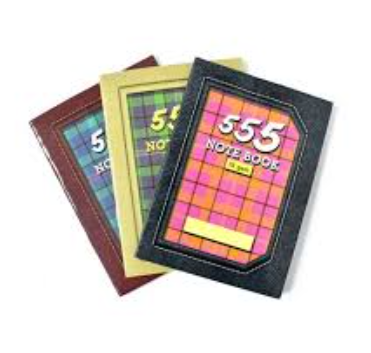 00836- 555 (6's) Small Note Book 00836- 555 (6's) SL-00836-KK