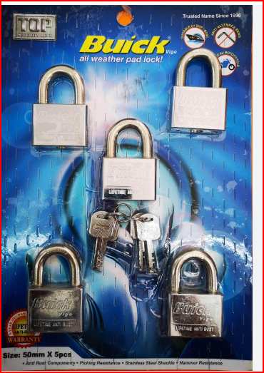 BUICK KEY ALIKE PADLOCK 50MM ,40MM/ BUICK / ALIKEE / PADLOCK / 50MM /40MM