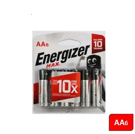 Energizer Max Battery AA / AAA (6Pcs)