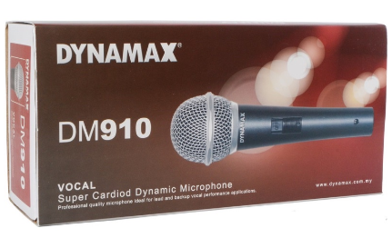 Dynamax DM910 Vocal Super Cardiod Dynamic Karaoke Mic Microphone (PHDNDX-DM910)