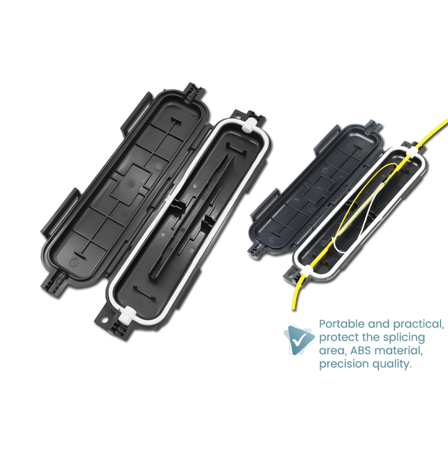1 CORE FIBER OPTIC SPLICING OUTDOOR PROTECTION BOX