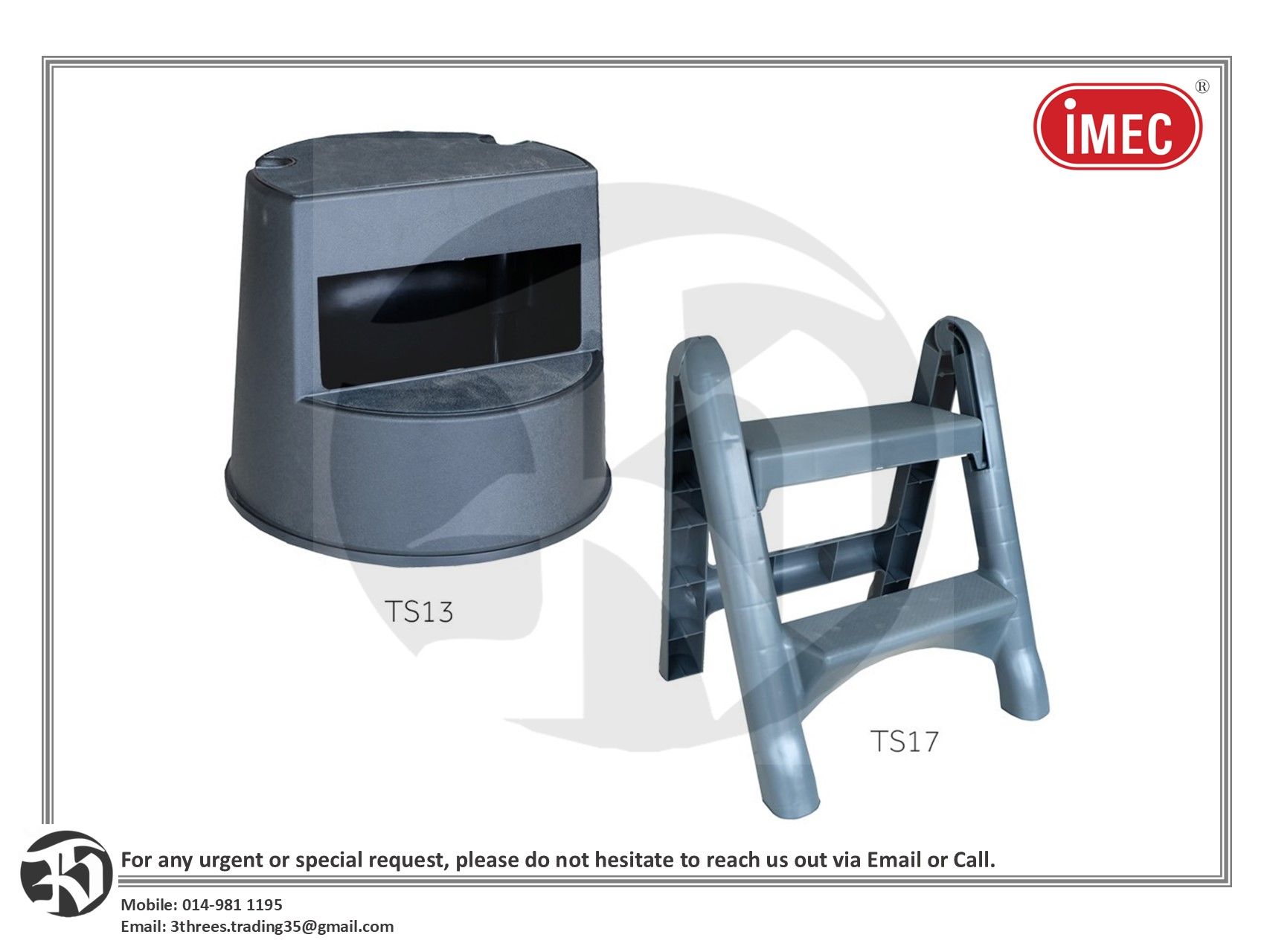 IMEC Mobile/Foldable Step Stool