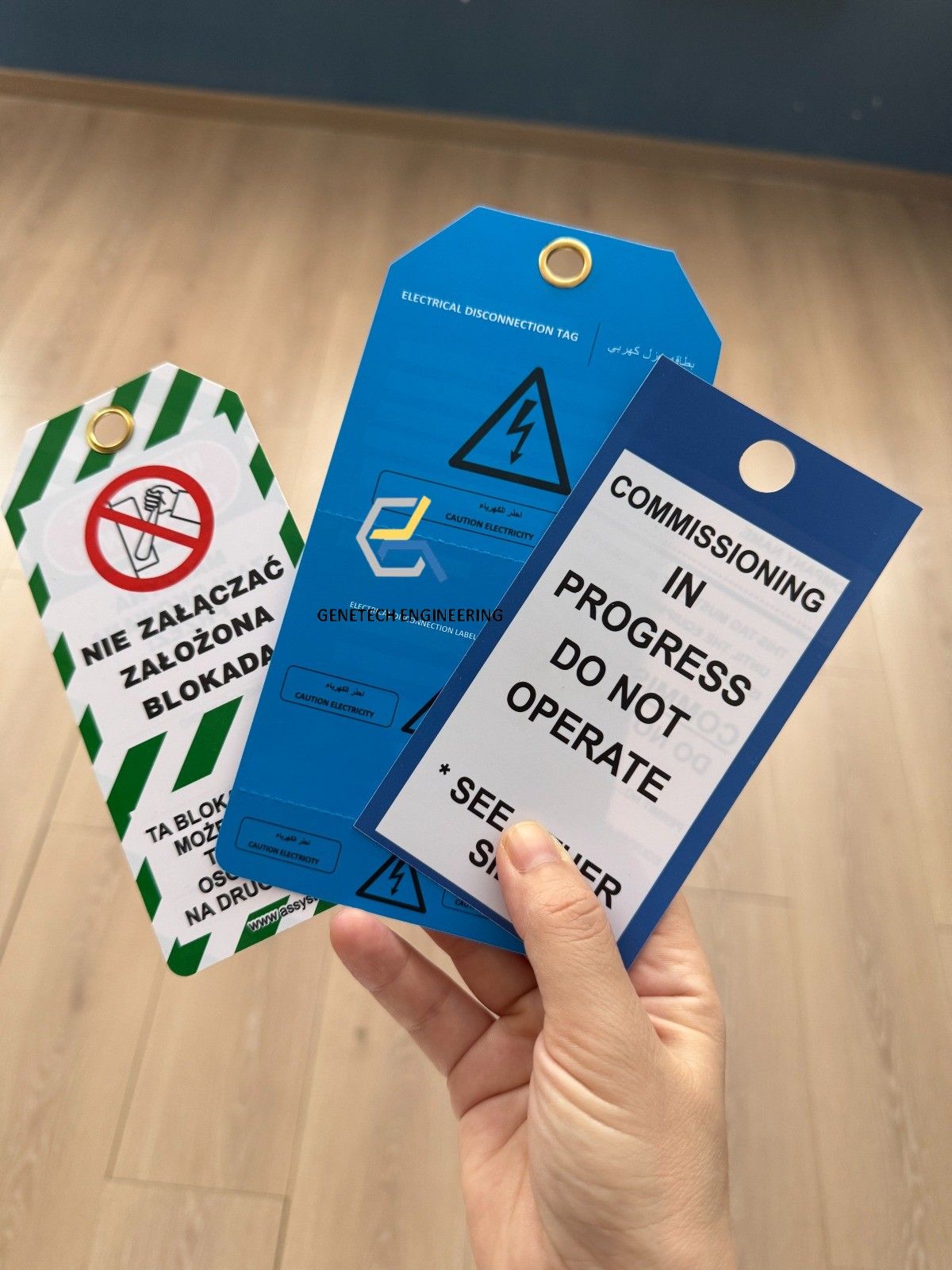 LOTO LOCKOUT Tag (Do not Operate, Do not Energize, Do not Remove Blind) - CUSTOMIZABLE