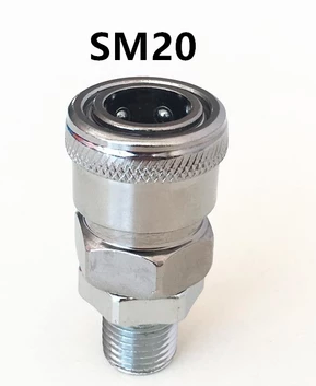 Pneumatic Fittings 1/4" Air Compressor Hose Quick Couplers SM20