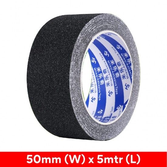 Others *Mileqi Single Sided Anti-Slip Tape 50MM (W) x 5M (L) Black