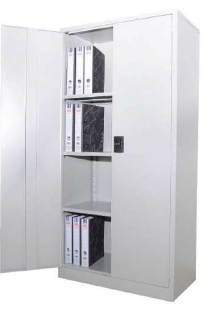Full Height Cupboard With Steel Swinging Door c/w 3Adjustable Shelves