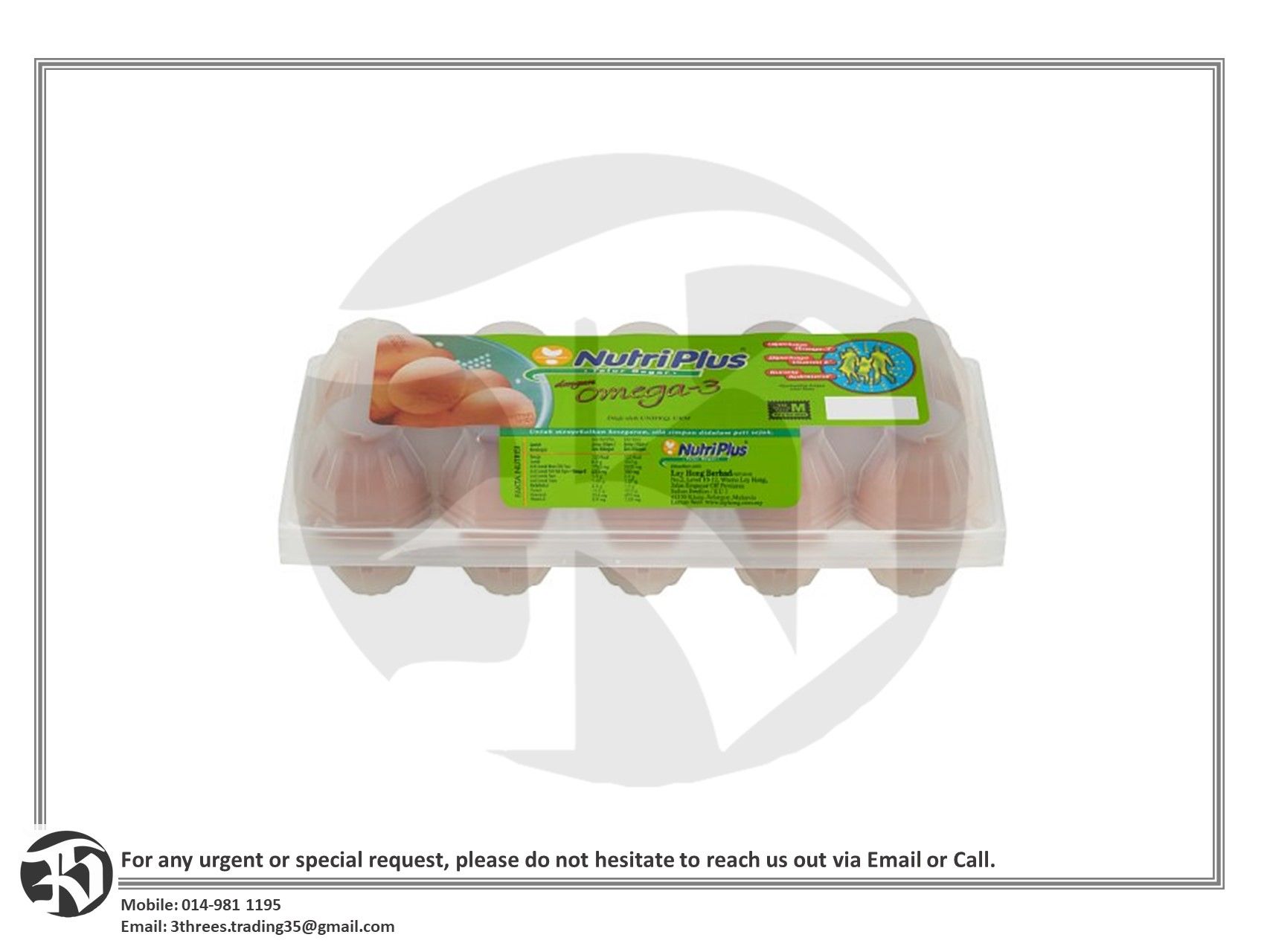 NutriPlus Omega 3 Medium Eggs 10pcs