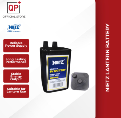 NIETZ LANTERN BATTERY 6V EXTRA HEAVY DUTY FOR BLINKER LIGHT l BATERI l 电池-6V BATTERY
