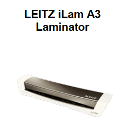 Genuine Malaysia Leitz Warranty - LEITZ Grey Metallic iLam A3 Laminator 74400089