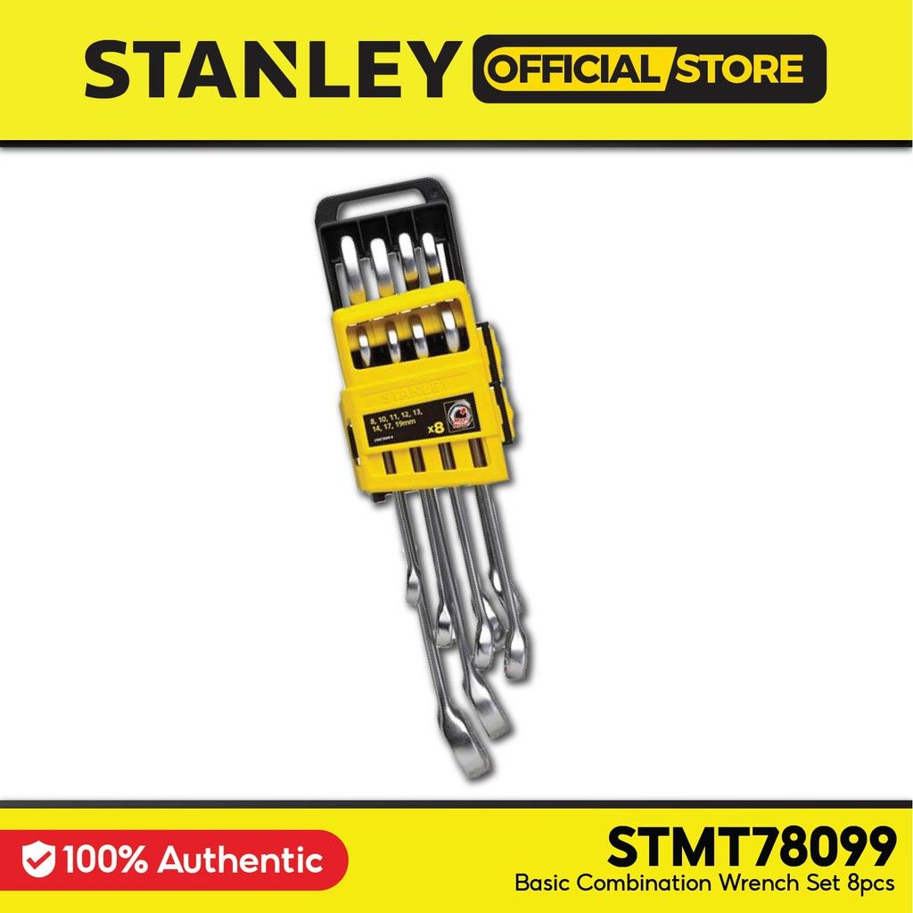 Stanley Basic Combination Wrench Set 8pcs (8-19mm) STMT78099