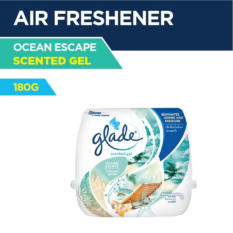 Glade Scented Gel Ocean Escape (180g)