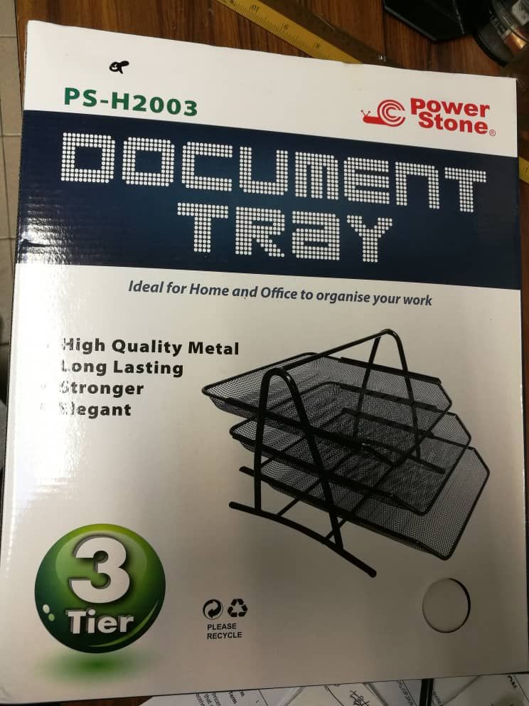 DOKUMEN TRAY IN-OUT 3 TINGKAT