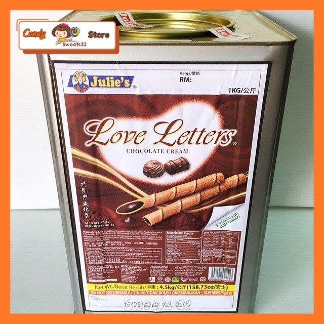 biskut loveletter (4.5KG/TIN)
